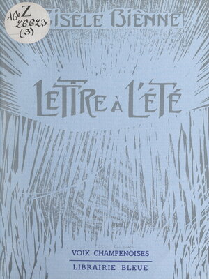 cover image of Lettre à l'été